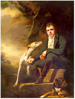 Скотт із собаками, 1823